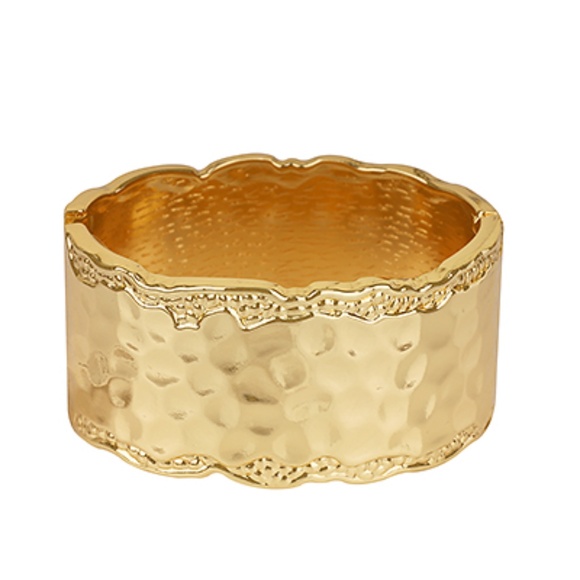 Honeycomb Textured Metal Bracelet - Picture 1 of 2